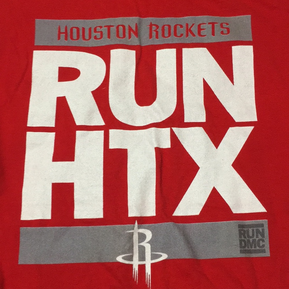 Men's XXL Fanatics Houston Rockets RUN HTX shirt - Picture 2 of 4